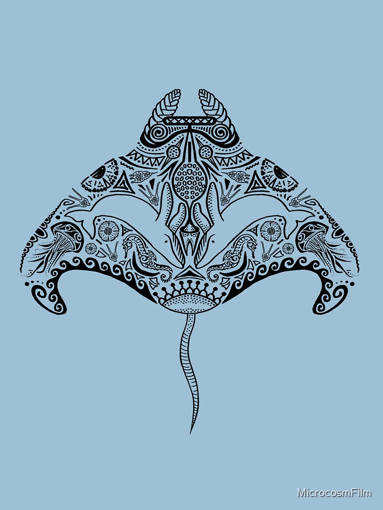 Tribal Manta Ray by MicrocosmFilm