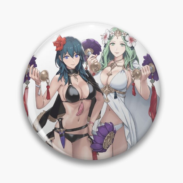Item preview, Summer Rhea and Byleth designed and sold by EmblemStickers.