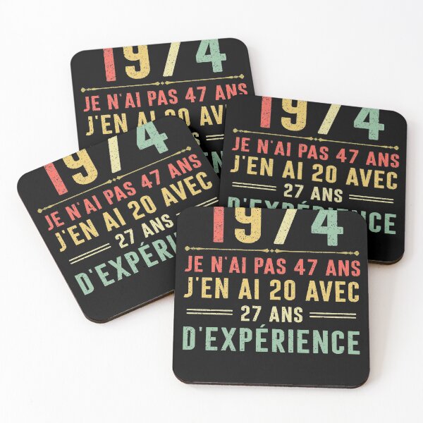 Item preview, Je n'ai pas 47 ans, j'en ai 20 avec 27 ans d'expérience. Vintage 1974 designed and sold by mharlan0ue.