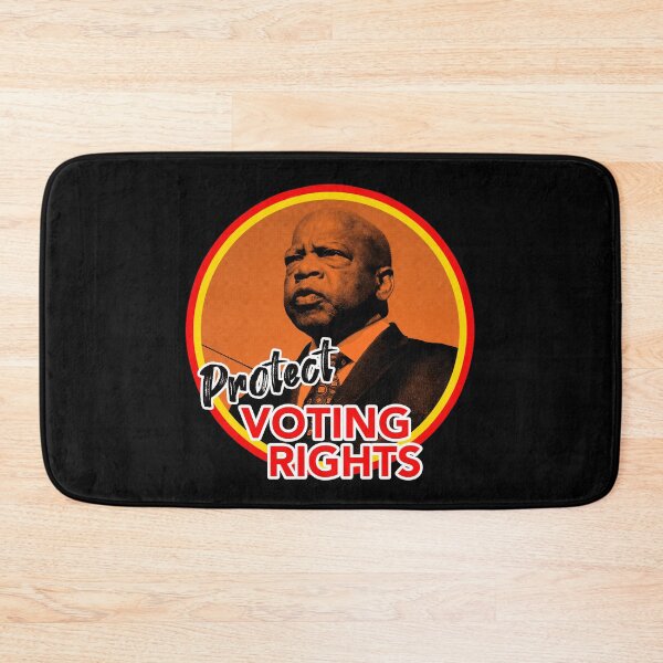 Item preview, John Lewis - Protect Voting Rights (orange) designed and sold by Thelittlelord.
