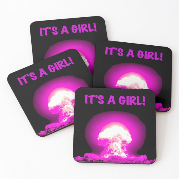Item preview, Gender reveal mushroom cloud (girl) designed and sold by DotorEaon.