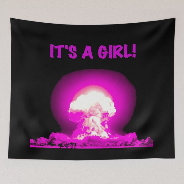 Item preview, Gender reveal mushroom cloud (girl) designed and sold by DotorEaon.