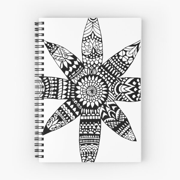 Item preview, Star Mandala - black and white designed and sold by MitaDreamDesign.