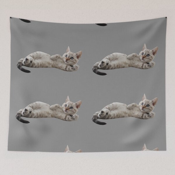 Item preview, Cute Cat Layed Down (Grey) designed and sold by FilipeFerreira.
