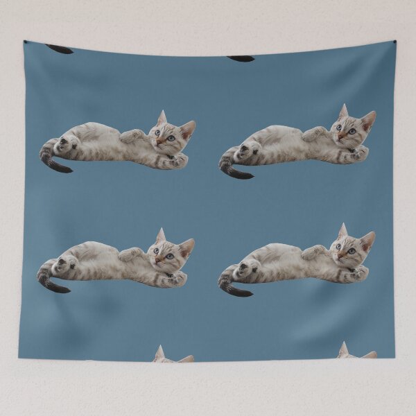Item preview, Cute Cat Layed Down (Blue) designed and sold by FilipeFerreira.