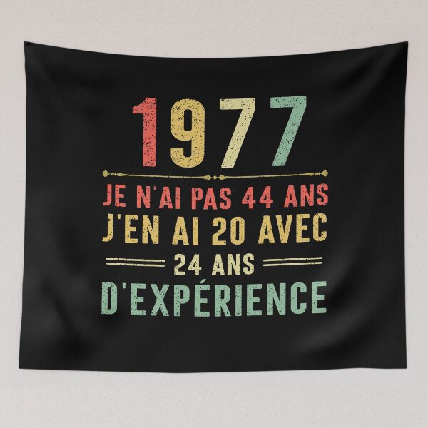 Item preview, Je n'ai pas 44 ans, j'en ai 20 avec 24 ans d'expérience. Vintage 1977 designed and sold by mharlan0ue.