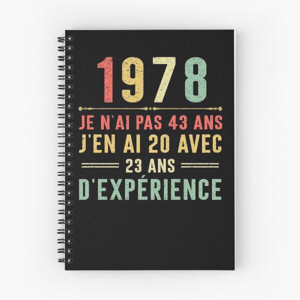 Item preview, Je n'ai pas 43 ans, j'en ai 20 avec 23 ans d'expérience. Vintage 1978 designed and sold by mharlan0ue.