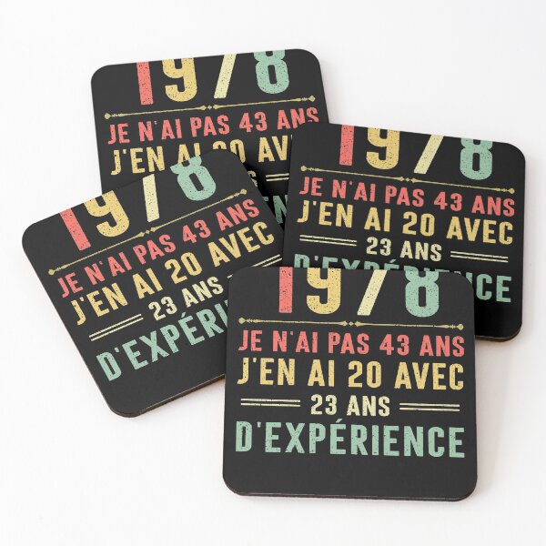 Item preview, Je n'ai pas 43 ans, j'en ai 20 avec 23 ans d'expérience. Vintage 1978 designed and sold by mharlan0ue.