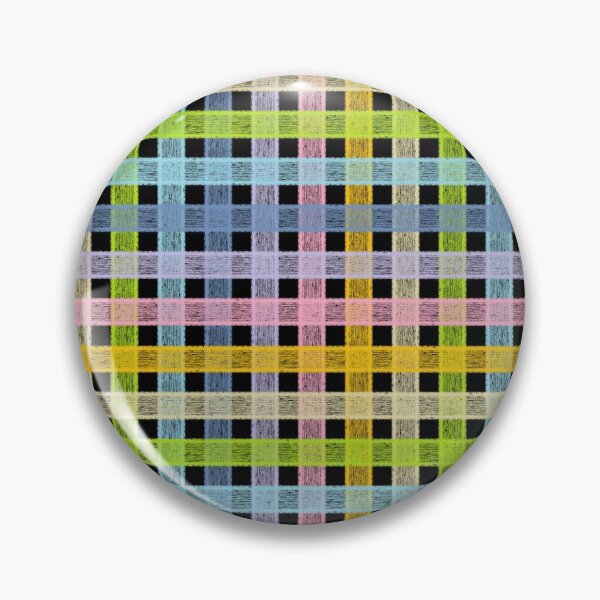 Artikelvorschau, Pastell Rainbow Plaid Schwarz entworfen und verkauft von lornakay.