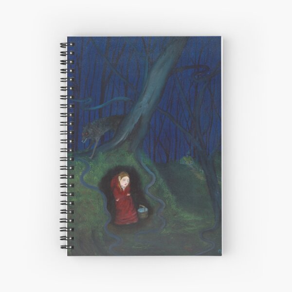 Little Red Spiral Notebook