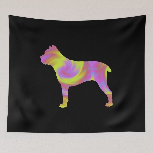 Item preview, tie dye, pattern, cane corso, cane corso art, canecorso, dog designed and sold by cathelkav.