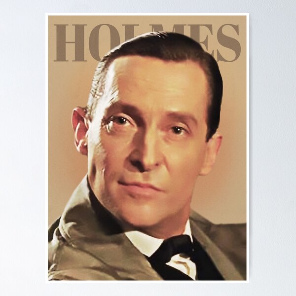 Item preview, Sherlock Holmes Jeremy Brett - 80s Poster Art designed and sold by imageren.