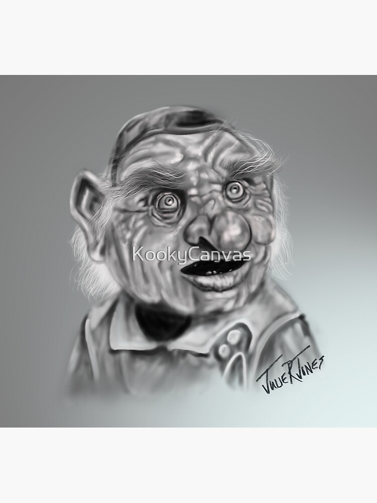 Thumbnail 3 of 3, Sticker, Hoggle, Labyrinth the movie fan art designed and sold by KookyCanvas.