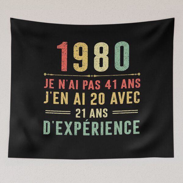 Item preview, Je n'ai pas 41 ans, j'en ai 20 avec 21 ans d'expérience. Vintage 1980 designed and sold by mharlan0ue.