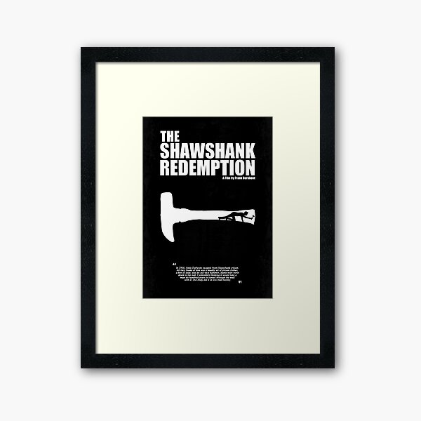 Item preview, The Shawshank Redemption - A Minimal Movie Poster. A movie by Frank Darabont. designed and sold by HDMI2K.