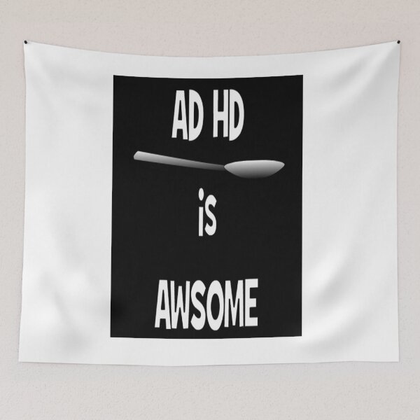 Item preview, ADHD IS AWSOME (spoon included) designed and sold by CUTESTUFFnow.