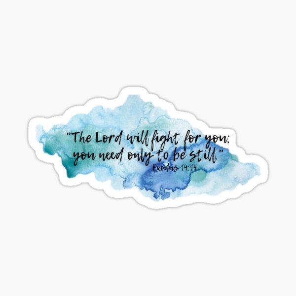 Item preview, Exodus 14:14 designed and sold by sarah-freeman.