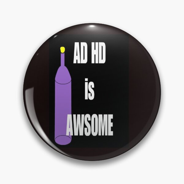 Item preview, ADHD IS AWSOME (bottle included) designed and sold by CUTESTUFFnow.