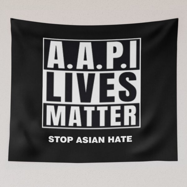 Item preview, stop asian hate people american designed and sold by joandinkelSH.