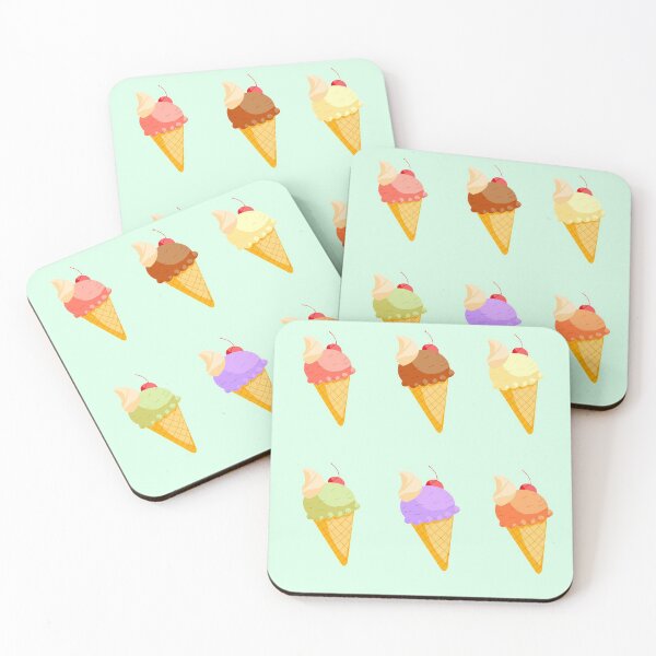 Item preview, Ice Cream Cones with Whipped Cream and a Cherry designed and sold by jociart.