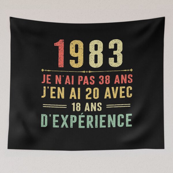 Item preview, Je n'ai pas 38 ans, j'en ai 20 avec 18 ans d'expérience. Vintage 1983 designed and sold by mharlan0ue.