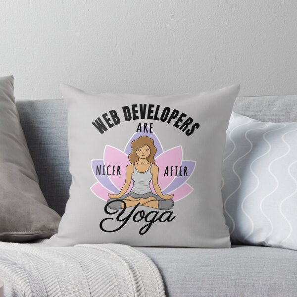 Item preview, Web Developers Are Nicer After Yoga - Good Vibes Design designed and sold by rukia020290.