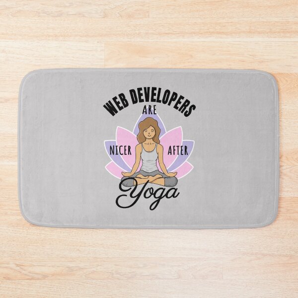 Item preview, Web Developers Are Nicer After Yoga - Good Vibes Design designed and sold by rukia020290.