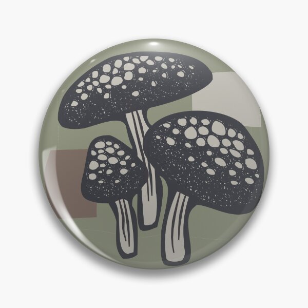 Item preview, Black And White Mushrooms designed and sold by Mrchaje.