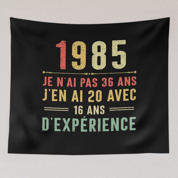 Item preview, Je n'ai pas 36 ans, j'en ai 20 avec 16 ans d'expérience. Vintage 1985 designed and sold by mharlan0ue.