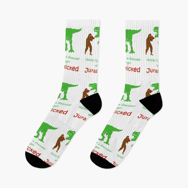 Item preview, Never Fight a Dinosaur You'll Get Jurasskicked designed and sold by TeeThePeople.