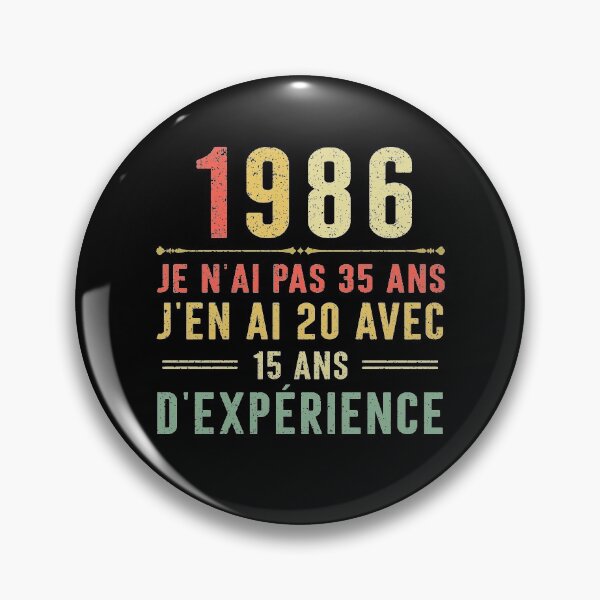 Item preview, Je n'ai pas 35 ans, j'en ai 20 avec 15 ans d'expérience. Vintage 1986 designed and sold by mharlan0ue.