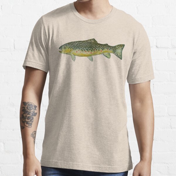 "Brown trout " Tshirt for Sale by CarsonSloas Redbubble brown