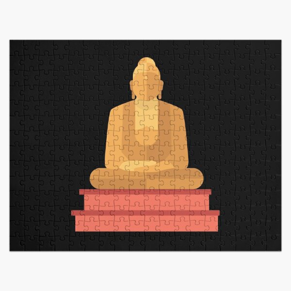 Adult Jigsaw Puzzle 5000 Pieces Jigsaw Golden Buddha Statue Fun Puzzle Home Decorating House Puzzle Game Gift
