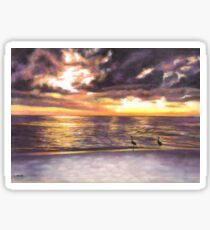 Sunset Beach Sticker