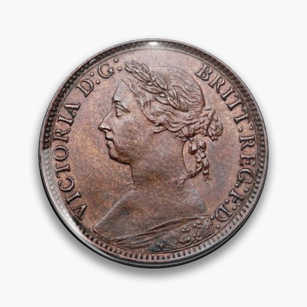 Item preview, Queen Victoria Victorian farthing, 1884  designed and sold by The Great  Art.