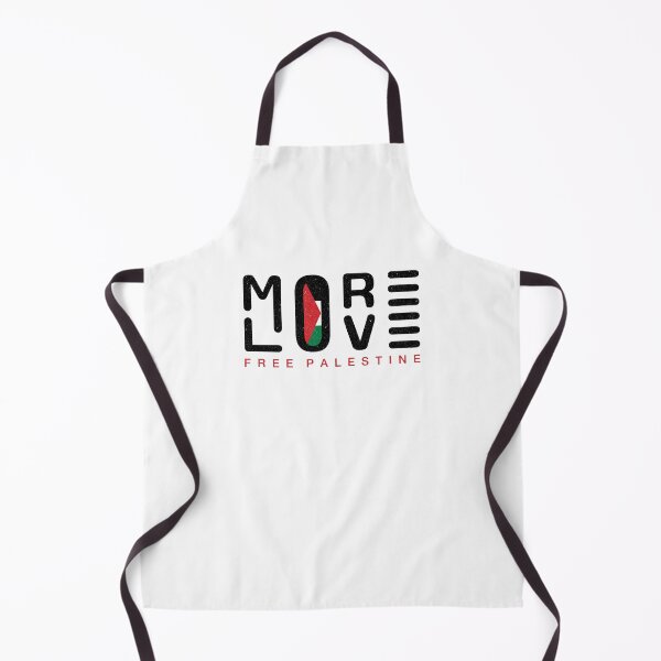 Item preview, More Love Free Palestine Solidarity Quote Design with Palestinian Flag -blk designed and sold by Hurriyyatee.