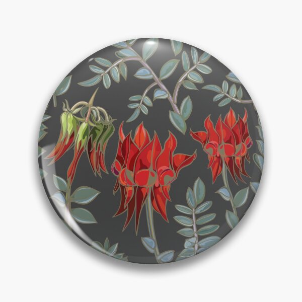 Item preview, Sturt Desert Pea Pattern designed and sold by Sketchbook Designs.
