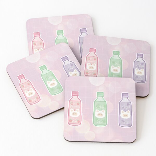 Item preview, Fruity Sodas with Pink Sparkles designed and sold by HyloCreations.