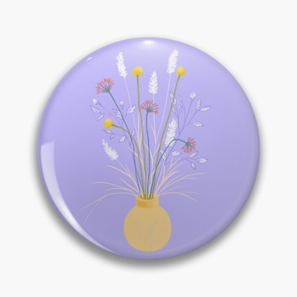 Item preview, Minimal Modern Floral Arrangement in Purple designed and sold by Sang Oh.