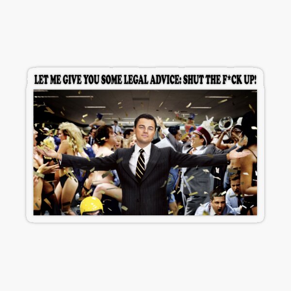 Produits Sur Le Theme Le Loup De Wall Street Citation Redbubble
