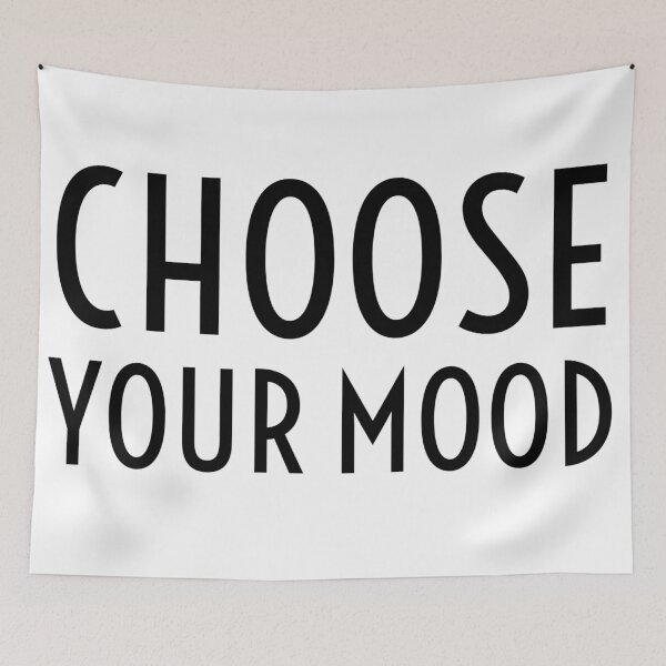 Item preview, Choose Your Mood- White designed and sold by Designs By YL.