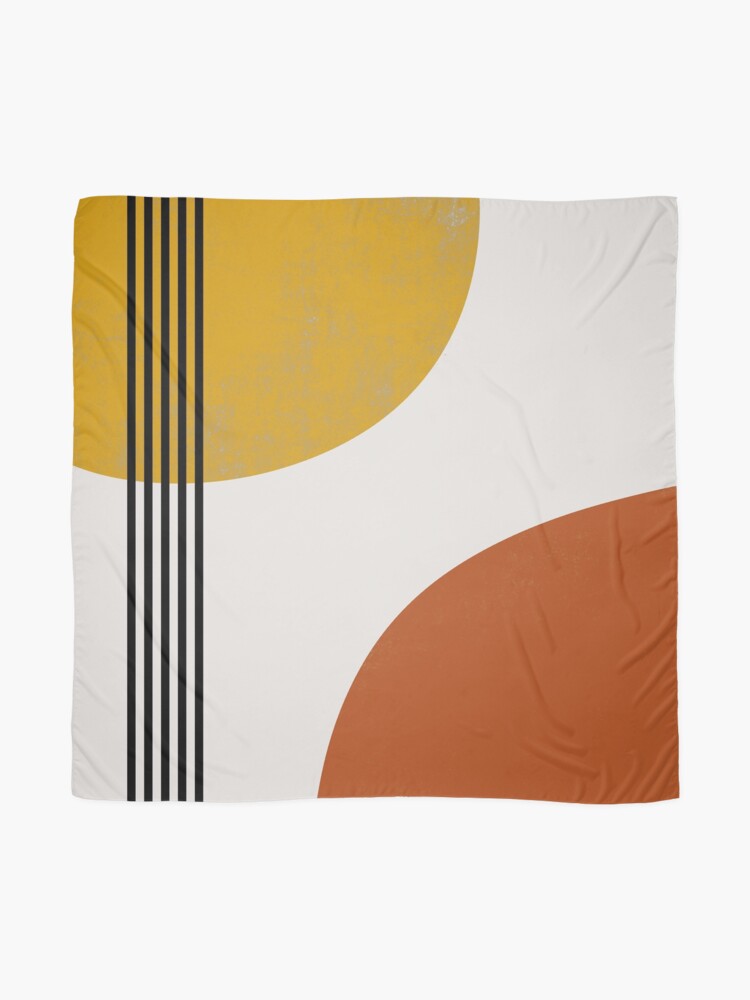Alternate view of Mid century spring sunny Scarf