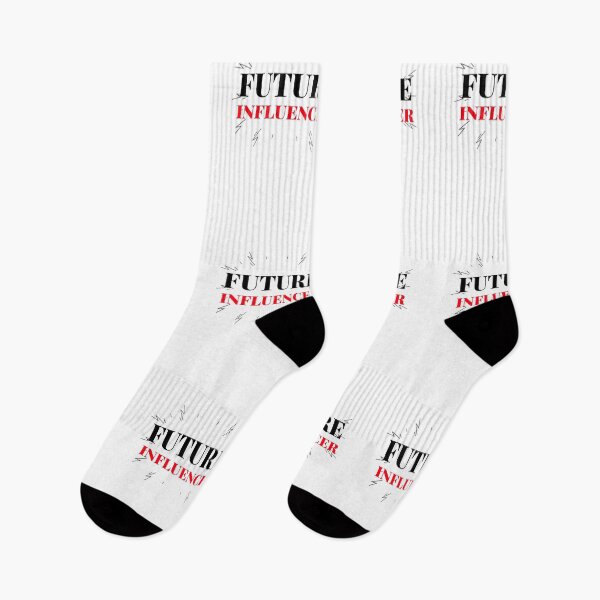 Aperçu de l'œuvre Future Influencer Design Rouge et Blanc créée et vendue par boopsblunt.