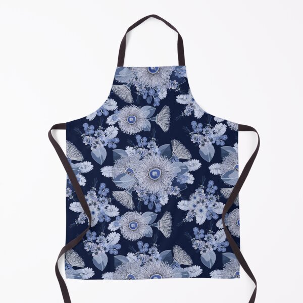 Item preview, Blue Flowers Bloom - Blue and White designed and sold by Sketchbook Designs.