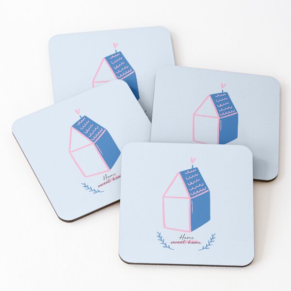 Item preview, Home sweet home: Pink Blue small house designed and sold by riccagarden.