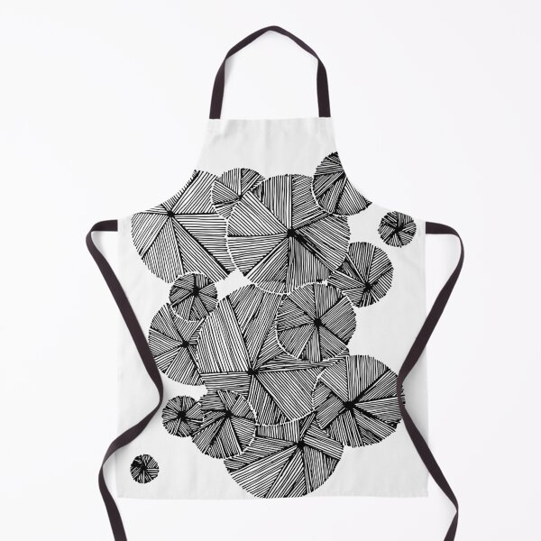 Item preview, Linear Circles (Black) designed and sold by felfriesen.