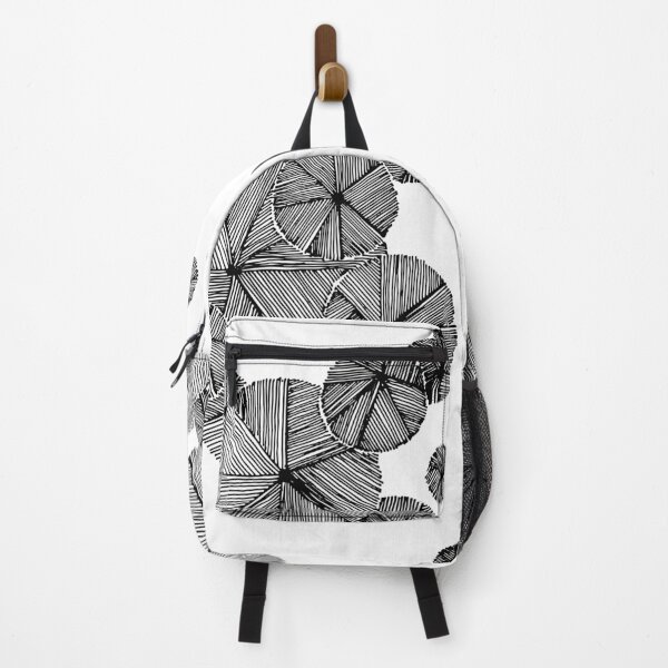 Item preview, Linear Circles (Black) designed and sold by felfriesen.