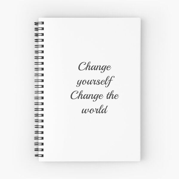 Item preview, Change yourself, change the world designed and sold by NathanCLife.