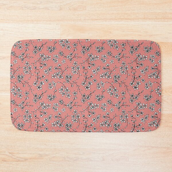 Item preview, Pink & White Ditsy Floral designed and sold by StudioPosies.