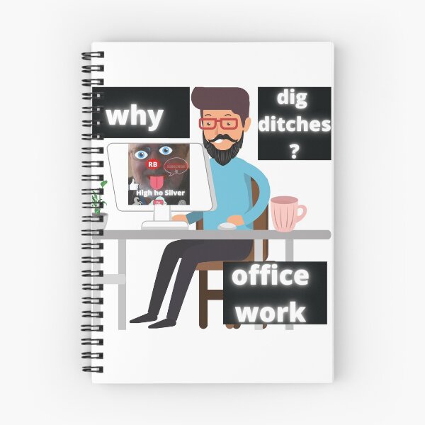 Item preview, office work designed and sold by Highhocreations.